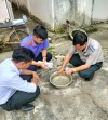Viện KSND huyện Kbang kiểm sát việc tiêu hủy vật chứng là ma túy tại Chi cục Thi hành án dân sự